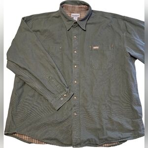 Carhartt Canvas Rivet Pocket Flannel Lined Work Chore Field Jacket S96MOS Y2K